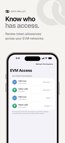 Oath: Bitcoin & Crypto Wallet iPhone screenshot 5