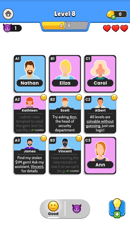 Clue Master - Logic Puzzles