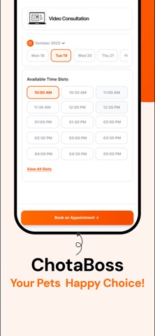 ChotaBoss: Online Pet Care iPhone screenshot