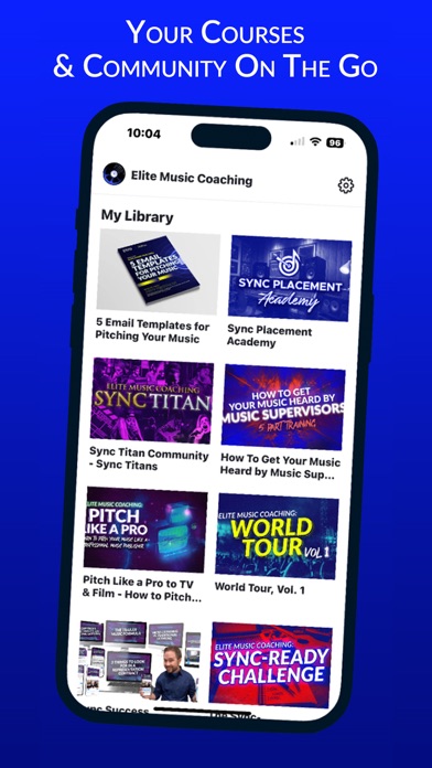 Screenshot 4 of Elite Music Coaching App