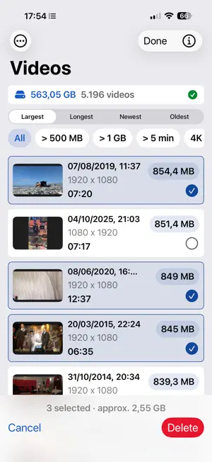 VideoSweep screenshot 4