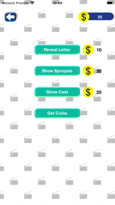 WordFlix - The Movie Word Game Screenshot