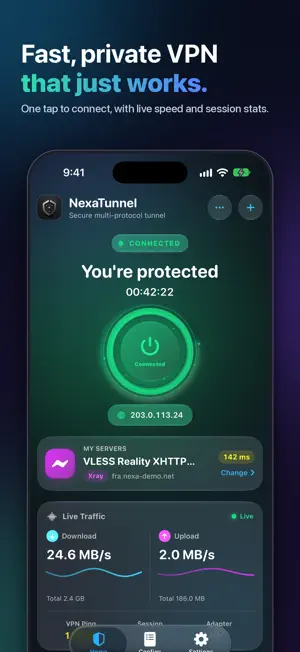 NexaTunnel screenshot 1