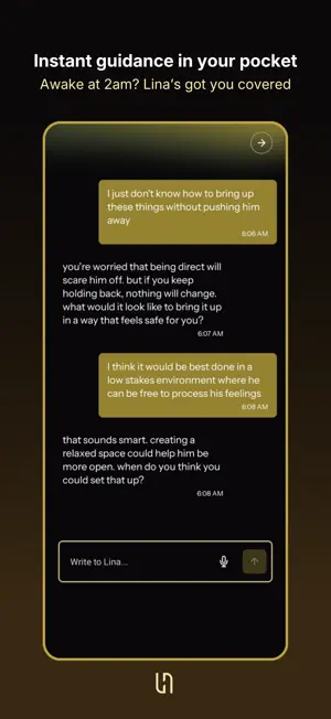 HeyLina AI Relationship Advice screenshot 4