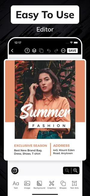 Flyer Maker + Poster Maker iPhone screenshot 3
