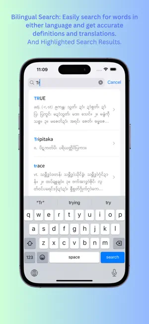 MonEng Dictionary screenshot 2