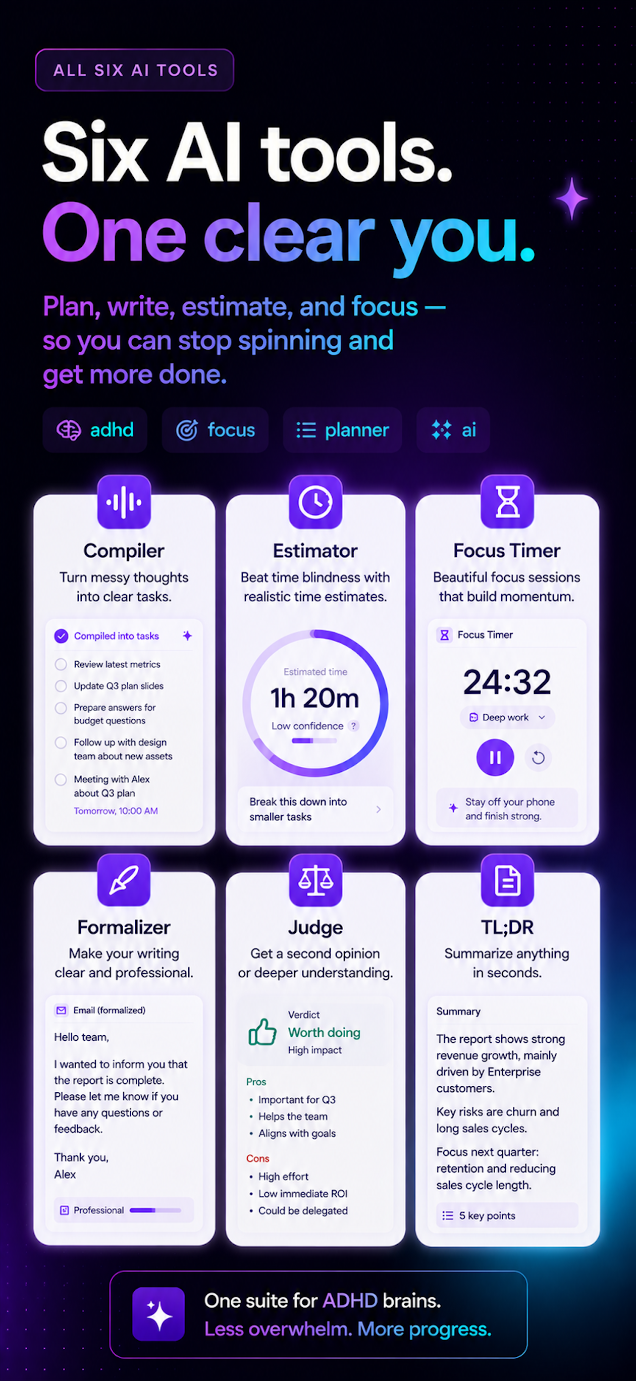 Clarity AI: ADHD Focus & Tasks