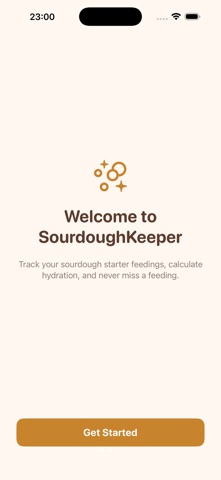 SourdoughKeeper iPhone screenshot