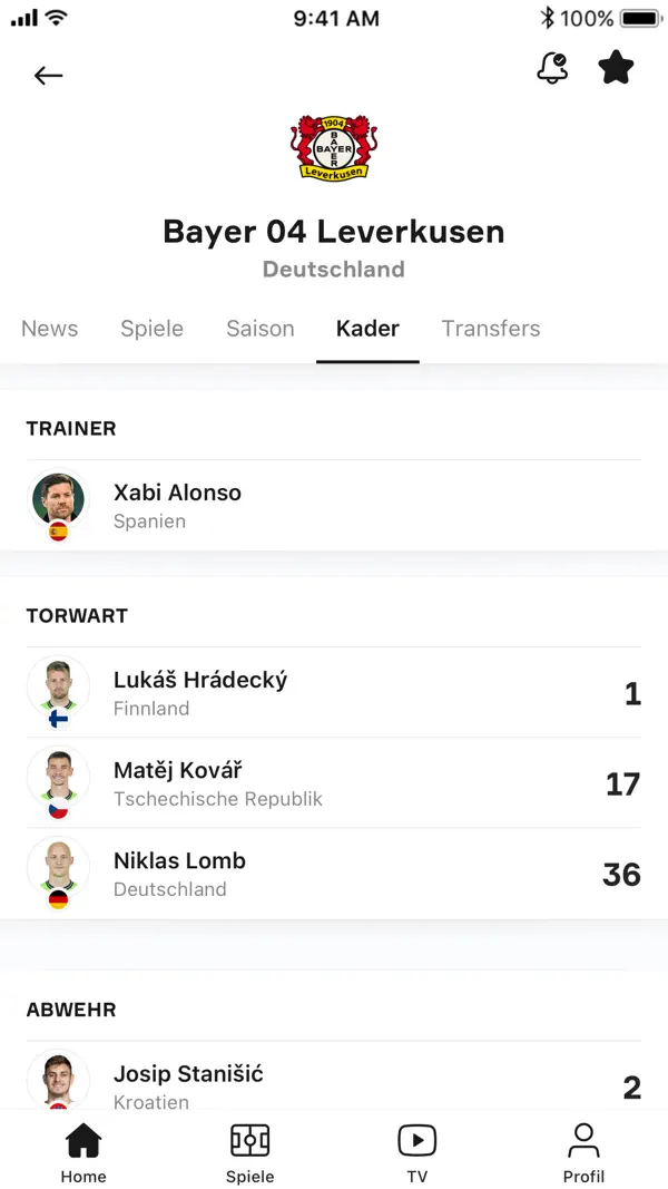 OneFootball - Fußball News iPhone App Screenshot 8 – Sport