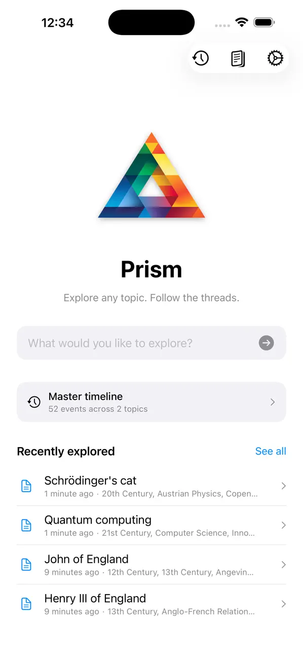 #1. Prism Explorer (iOS) Ved: Manicgrin Media Ltd