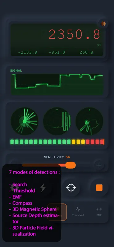 Metal Detector & Magnetometer screenshot 1 of 7