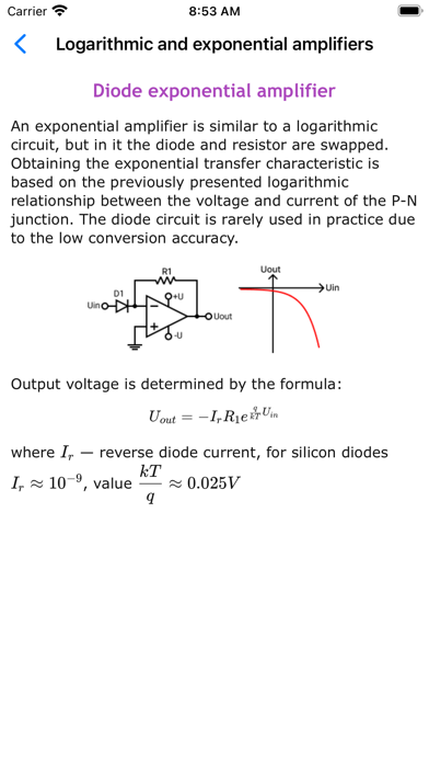 Operational Amplifiers Pro screenshot 4