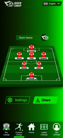Quick Lineup: Team Builder screenshot