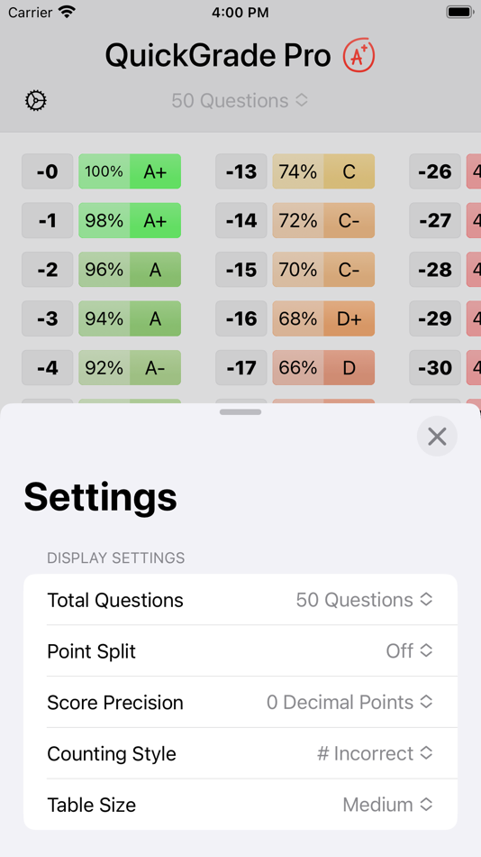 #2. QuickGrade Pro - Easy Grader (iOS) 게시자: Jade Lizard Software LLC