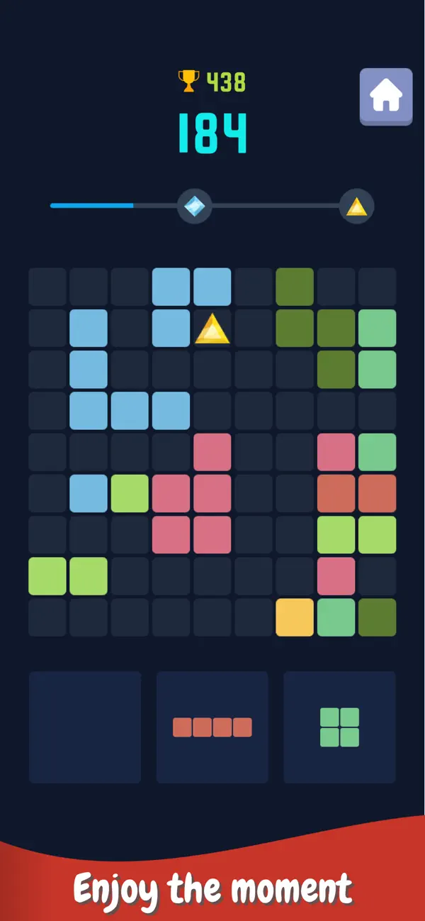 Screenshot #2 pour Blocks Gem – Wood Block Puzzle