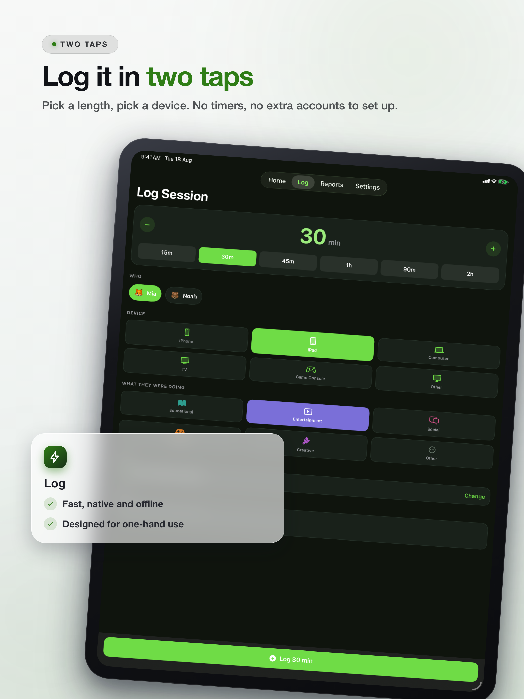 UsageLog - Digital Habit Log screenshot 11