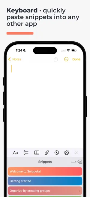 Snippeta - copy, manage, paste screenshot 3
