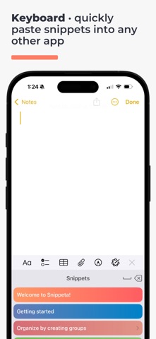 Snippeta - copy, manage, paste Screenshot 3 of 10