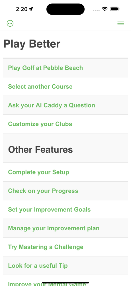 Golf Mentor screenshot 3