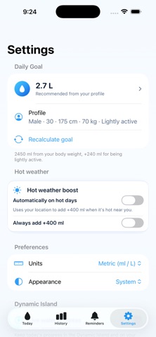 HydrateMe by BeexPro iPhone screenshot 2