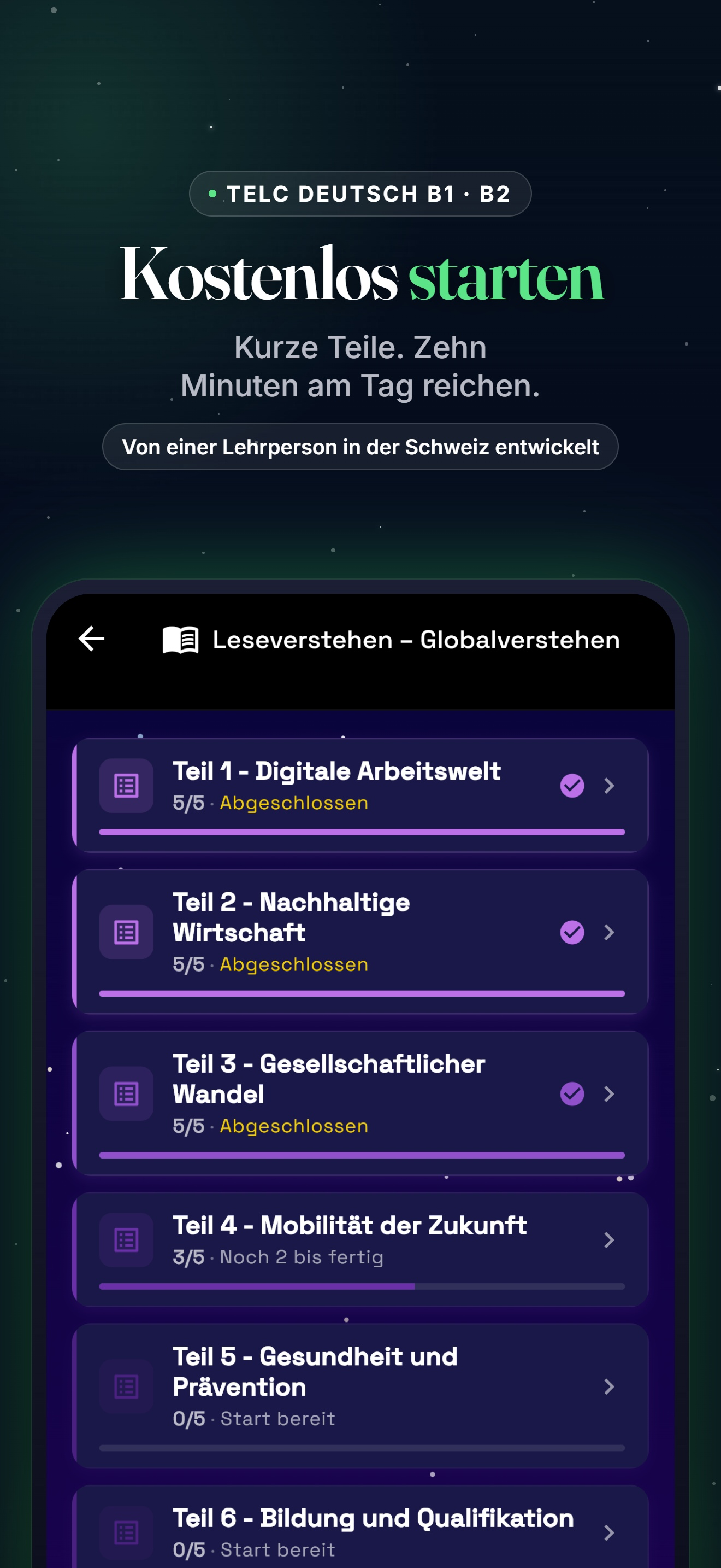 SprachRakete: B1 & B2 Deutsch screenshot 3