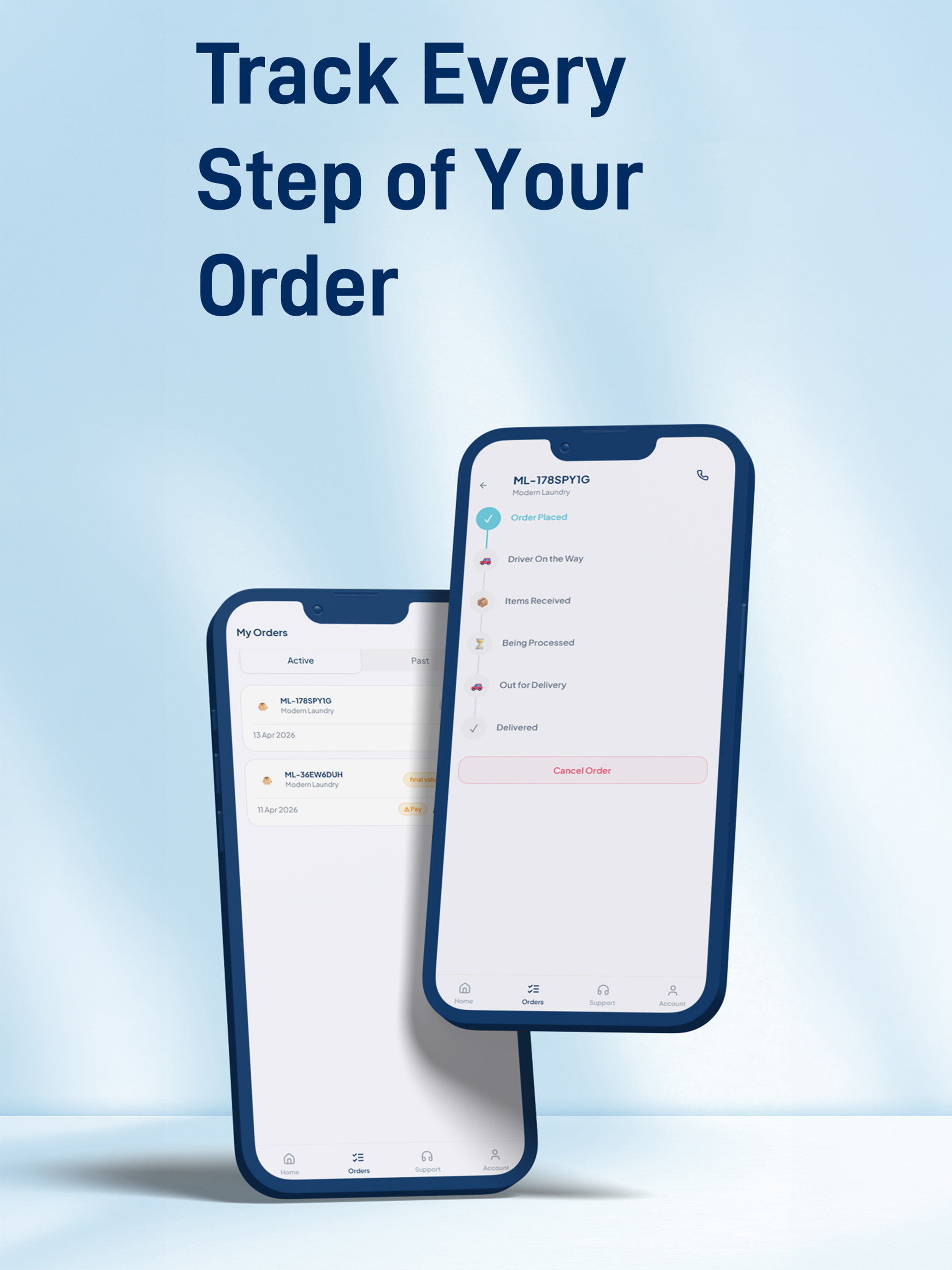 Modern Laundry App