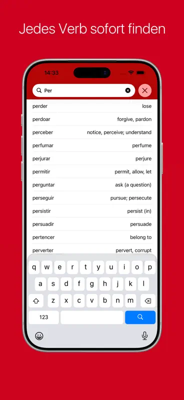 Portugiesische Verben Pro screenshot 9 of 9