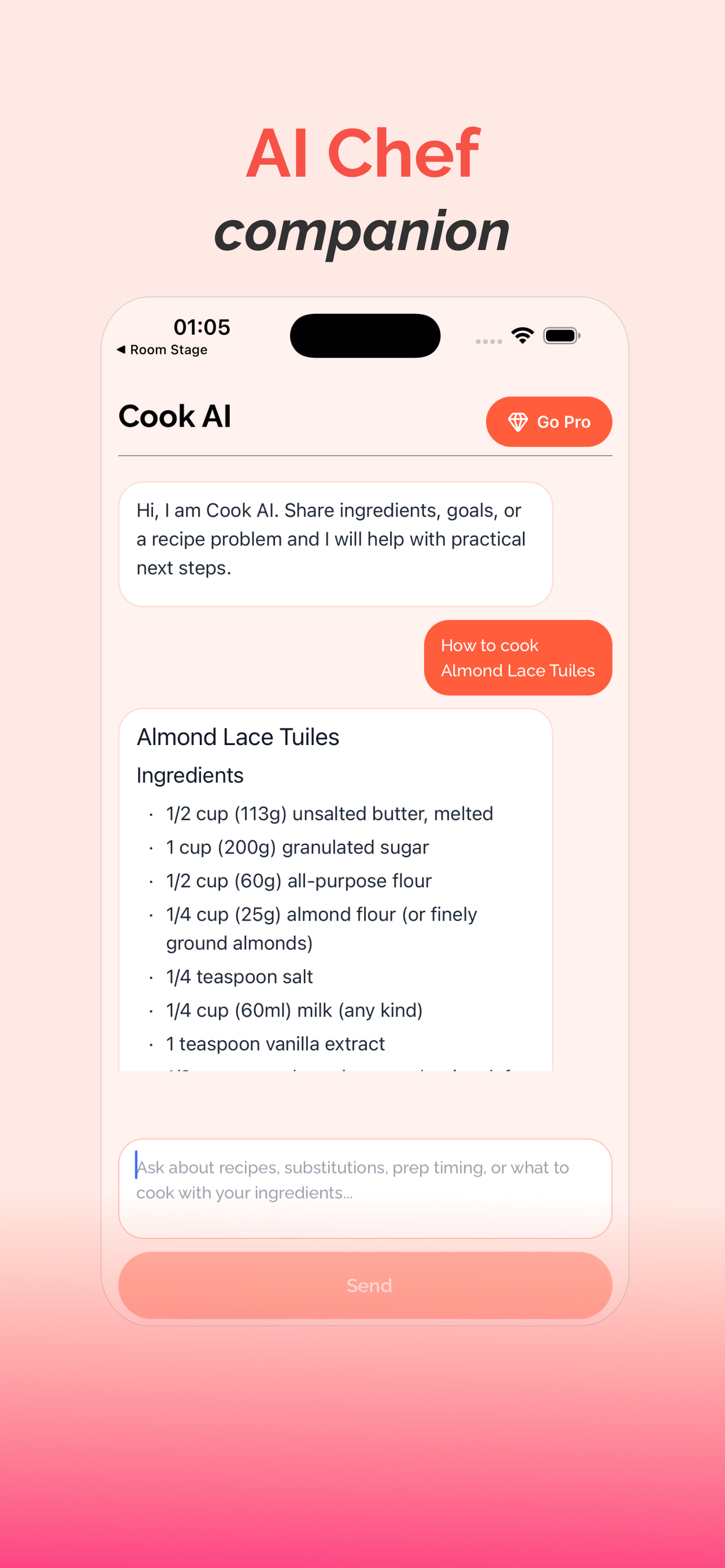 AI Recipe & Chat - SmartChefAI screenshot 3