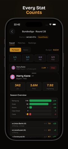 Baller Manager iPhone screenshot