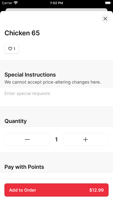 Chaat House To Go iPhone screenshot 3 - Food & Drink app