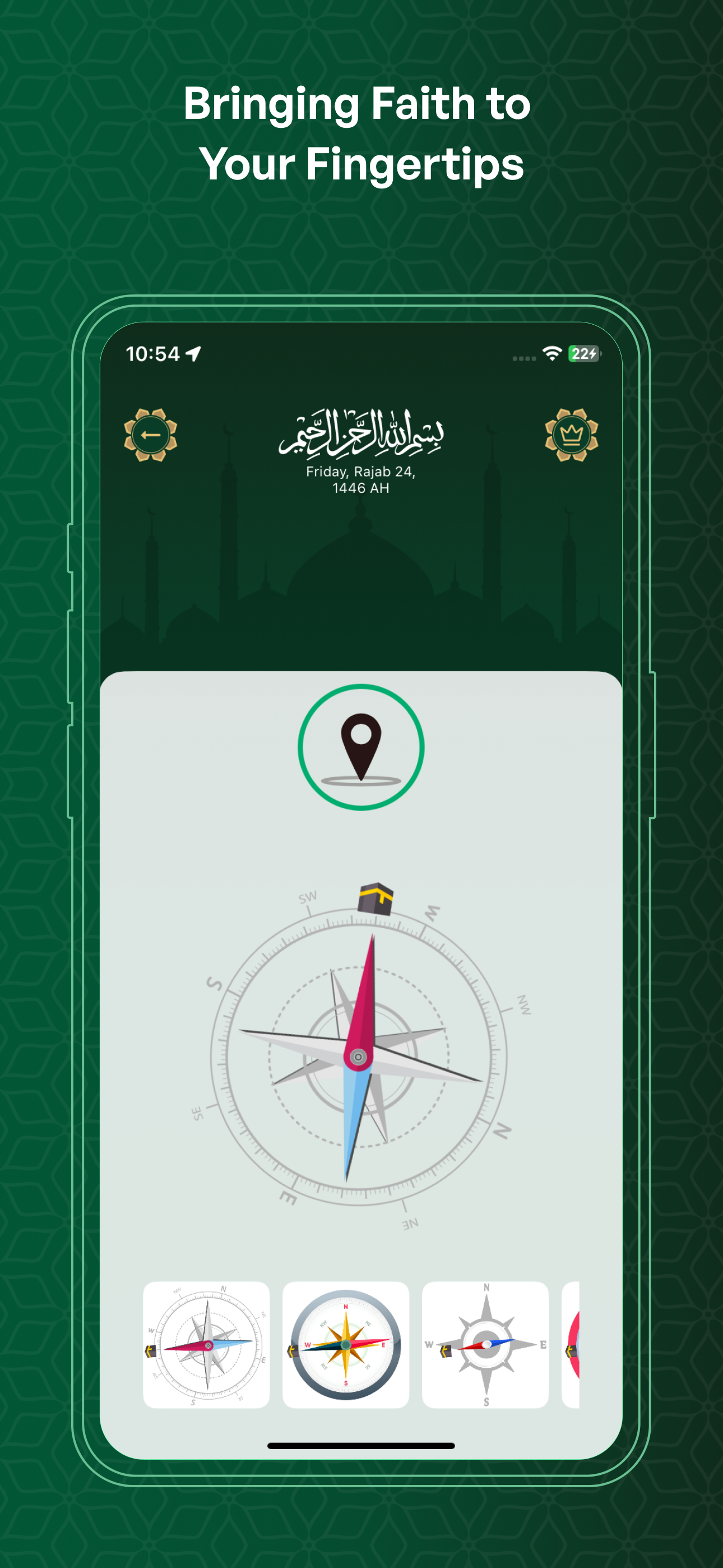 Qibla Finder:Islamic