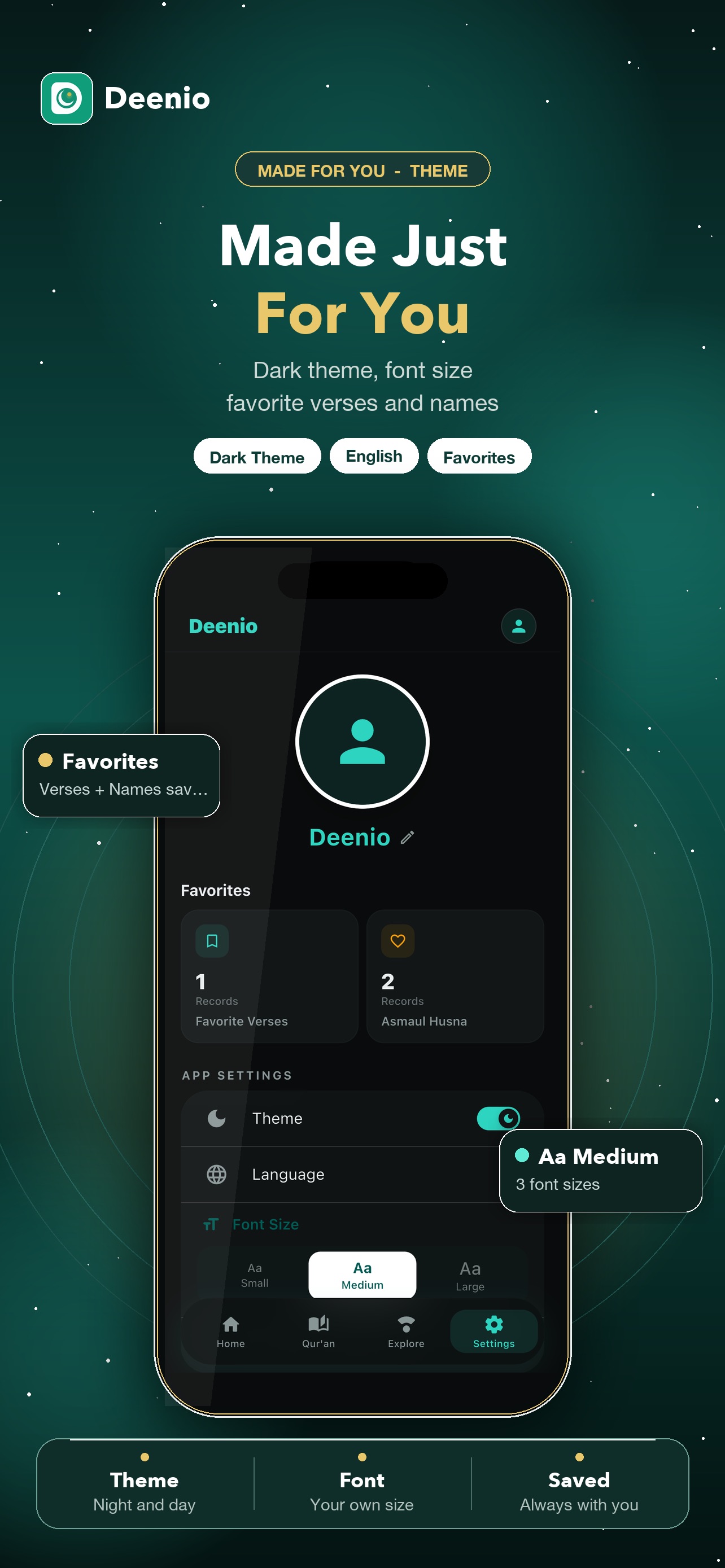 Screenshot 7 of Deenio: Prayer, Quran, Qibla