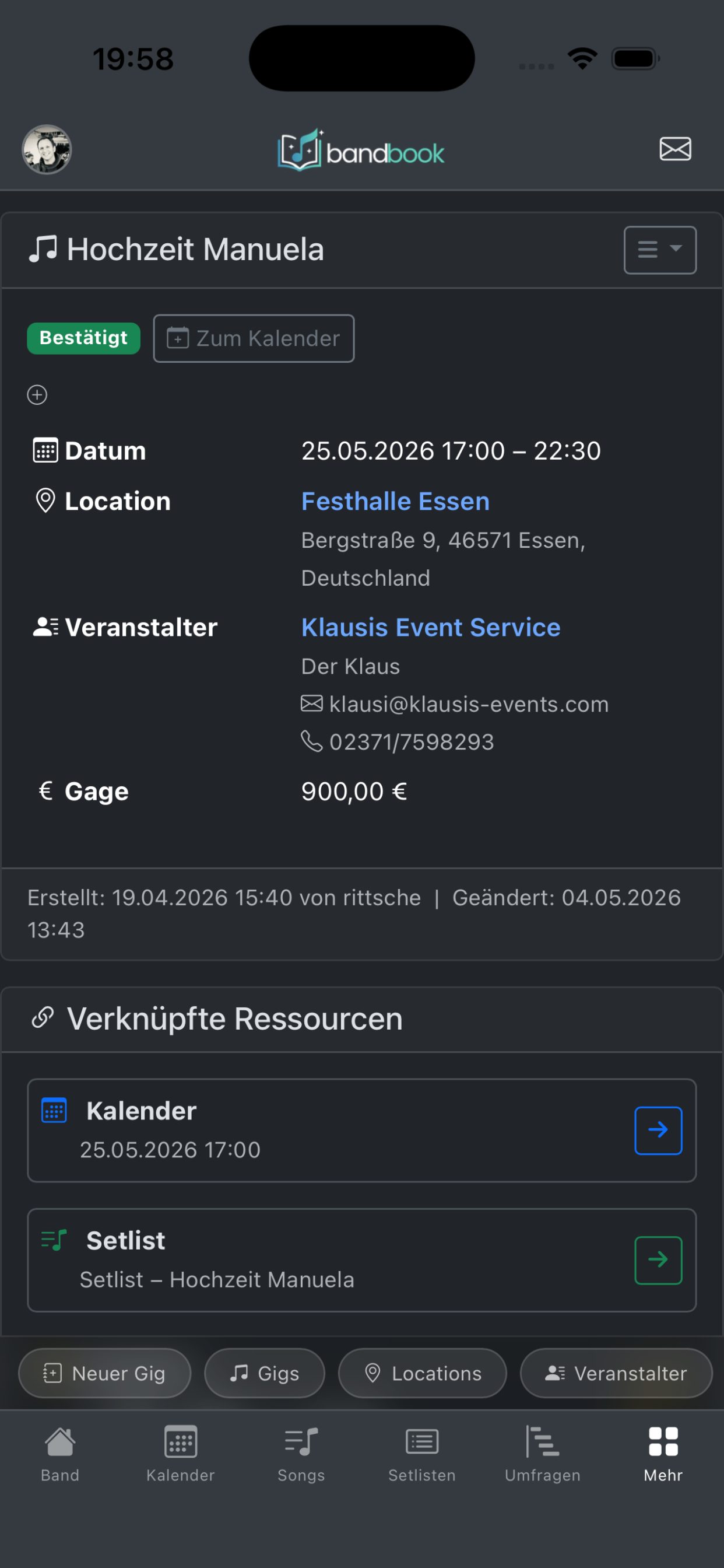 BandBook screenshot 3