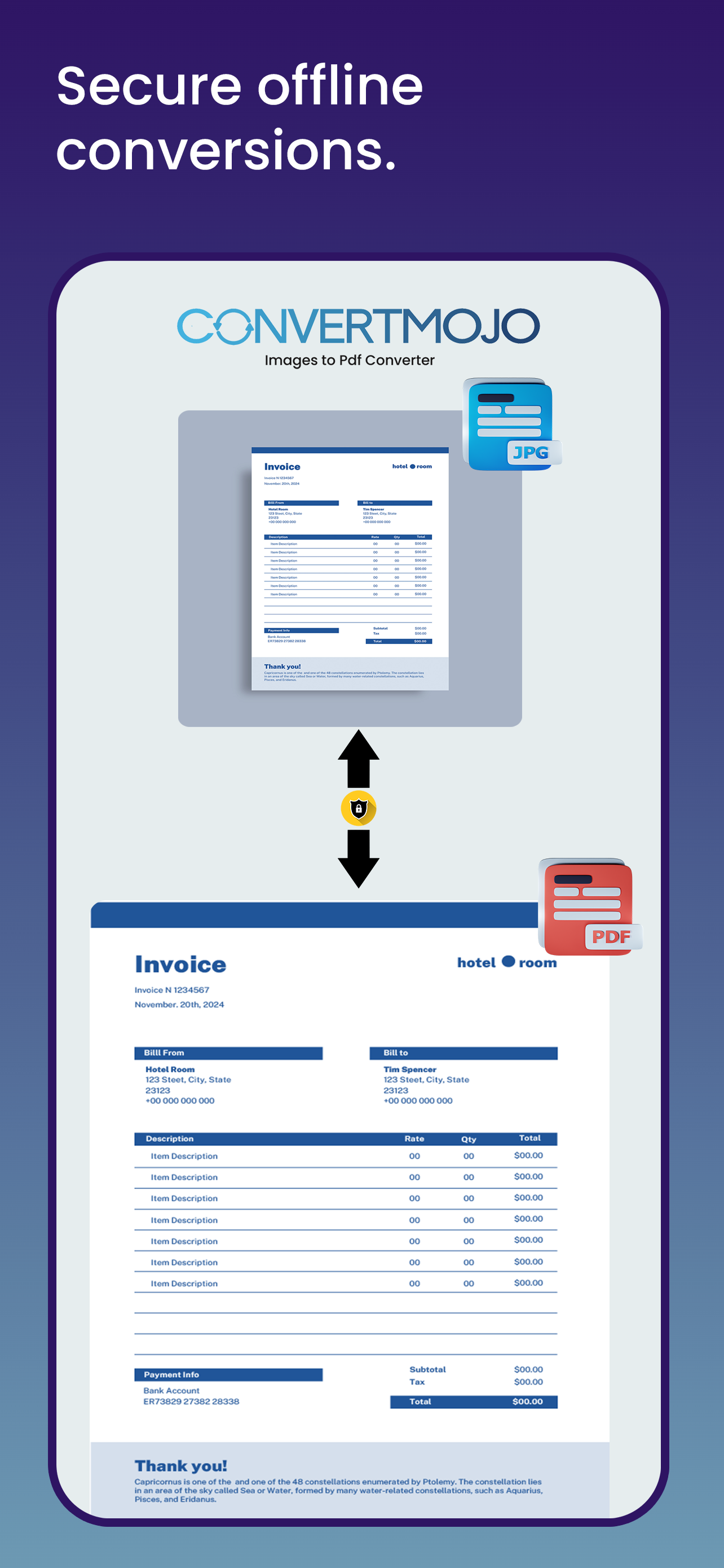 JPG to PDF Converter by CM screenshot 3