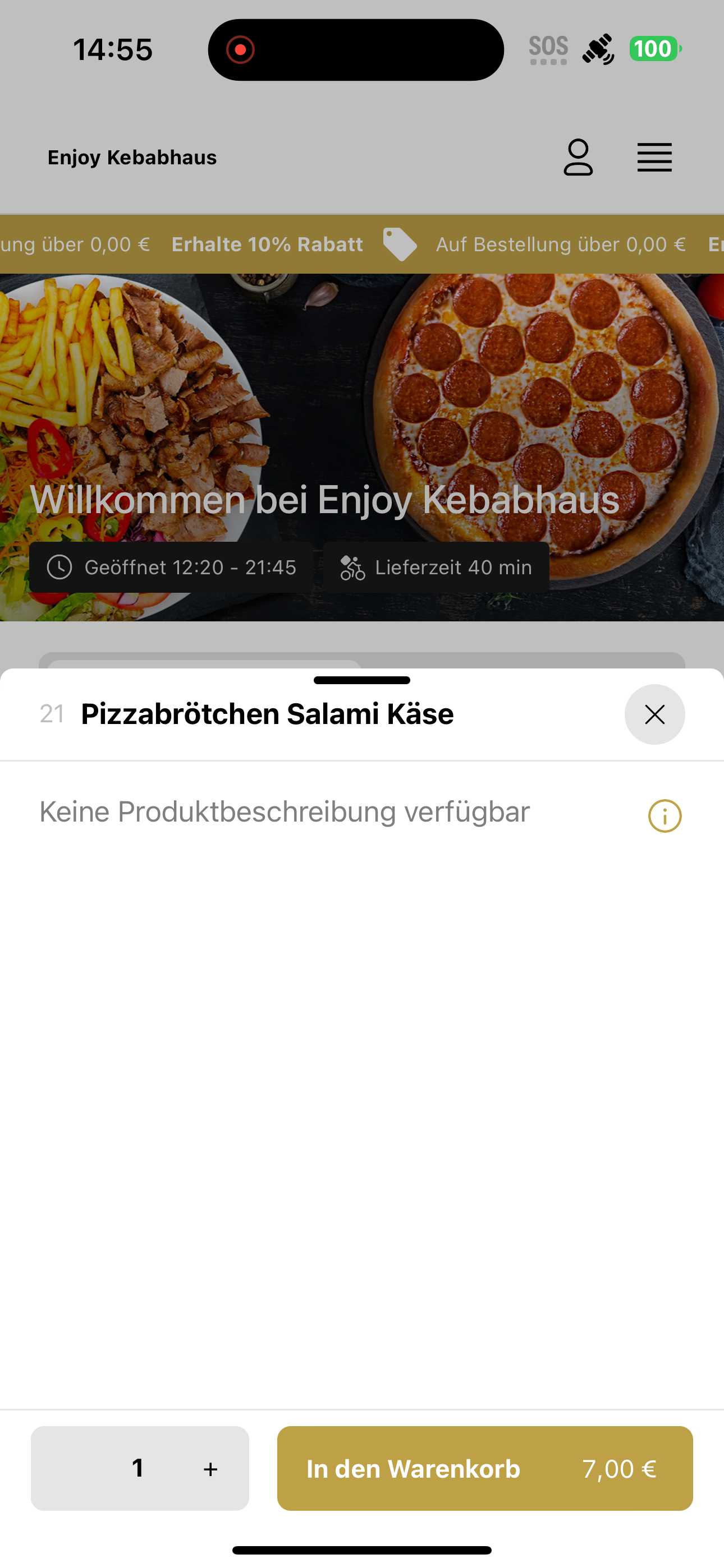 Enjoy Kebabhaus screenshot 7