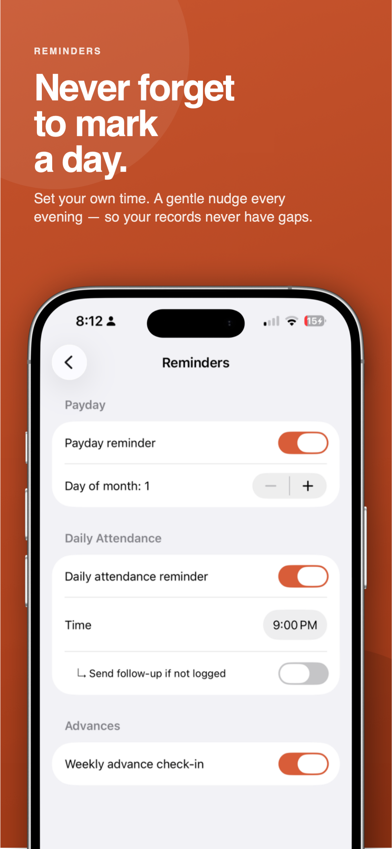Maidwise: Maid & Staff Tracker screenshot 6