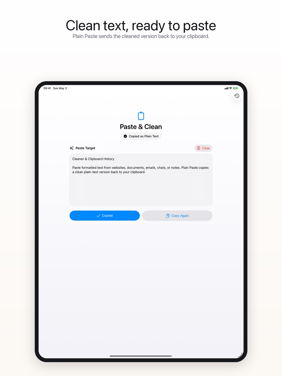 iPad screenshot