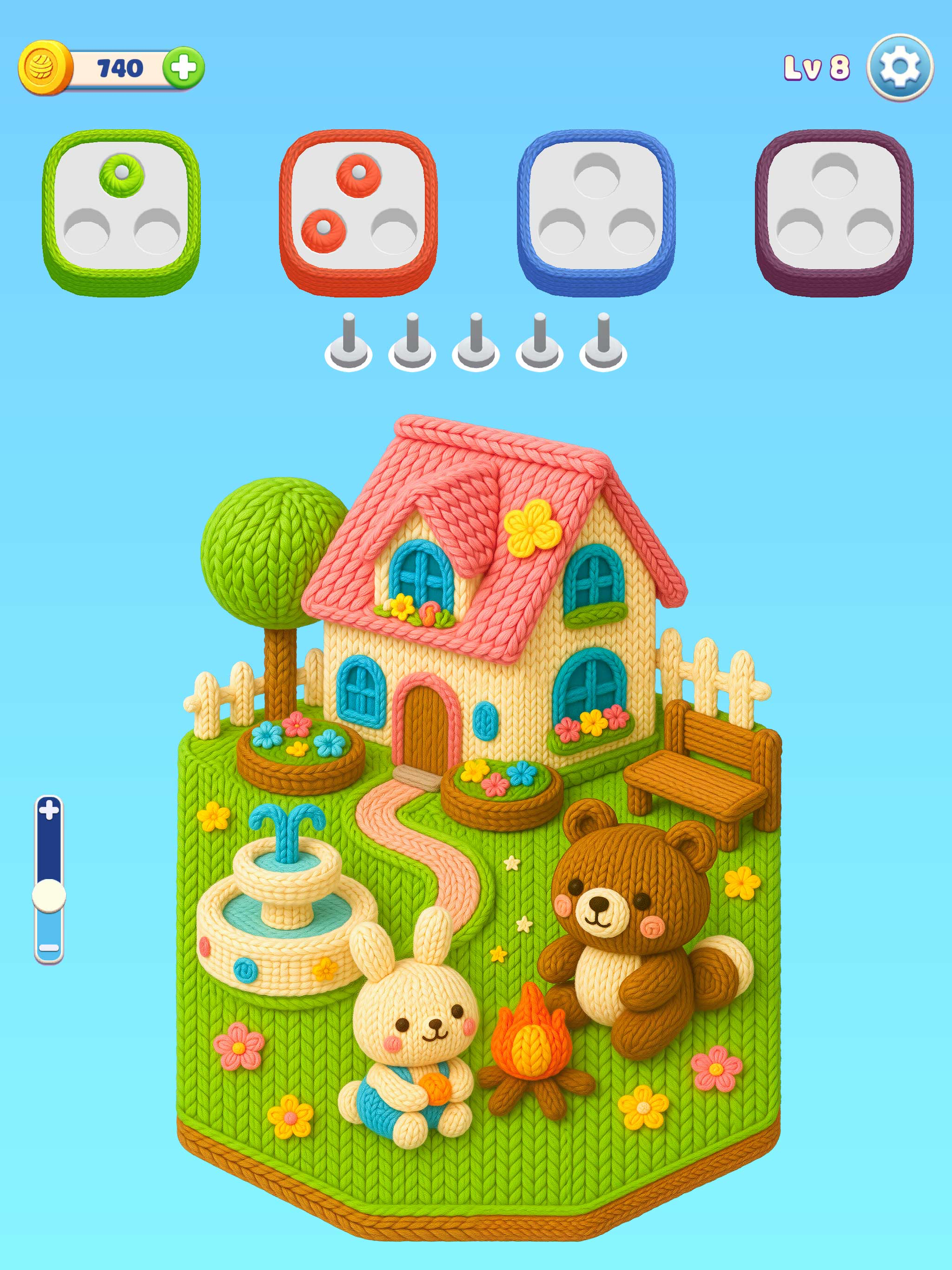 Wool Frenzy - Yarn Match 3D