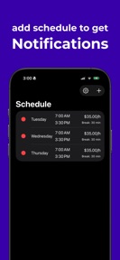 Weekly Shift Tracker screenshot