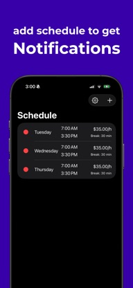 Weekly Shift Tracker screenshot 3