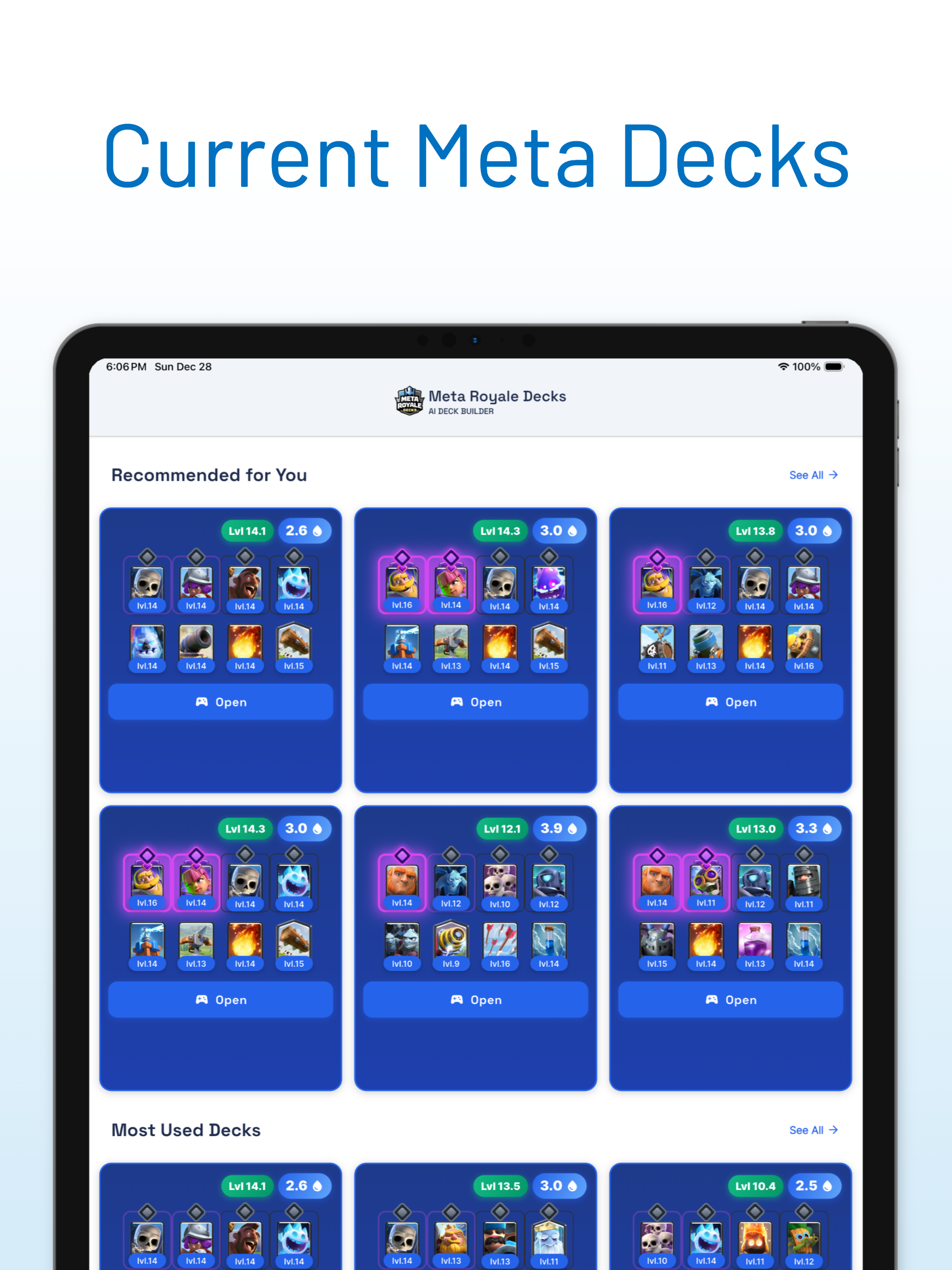 Meta Royale Decks screenshot 12