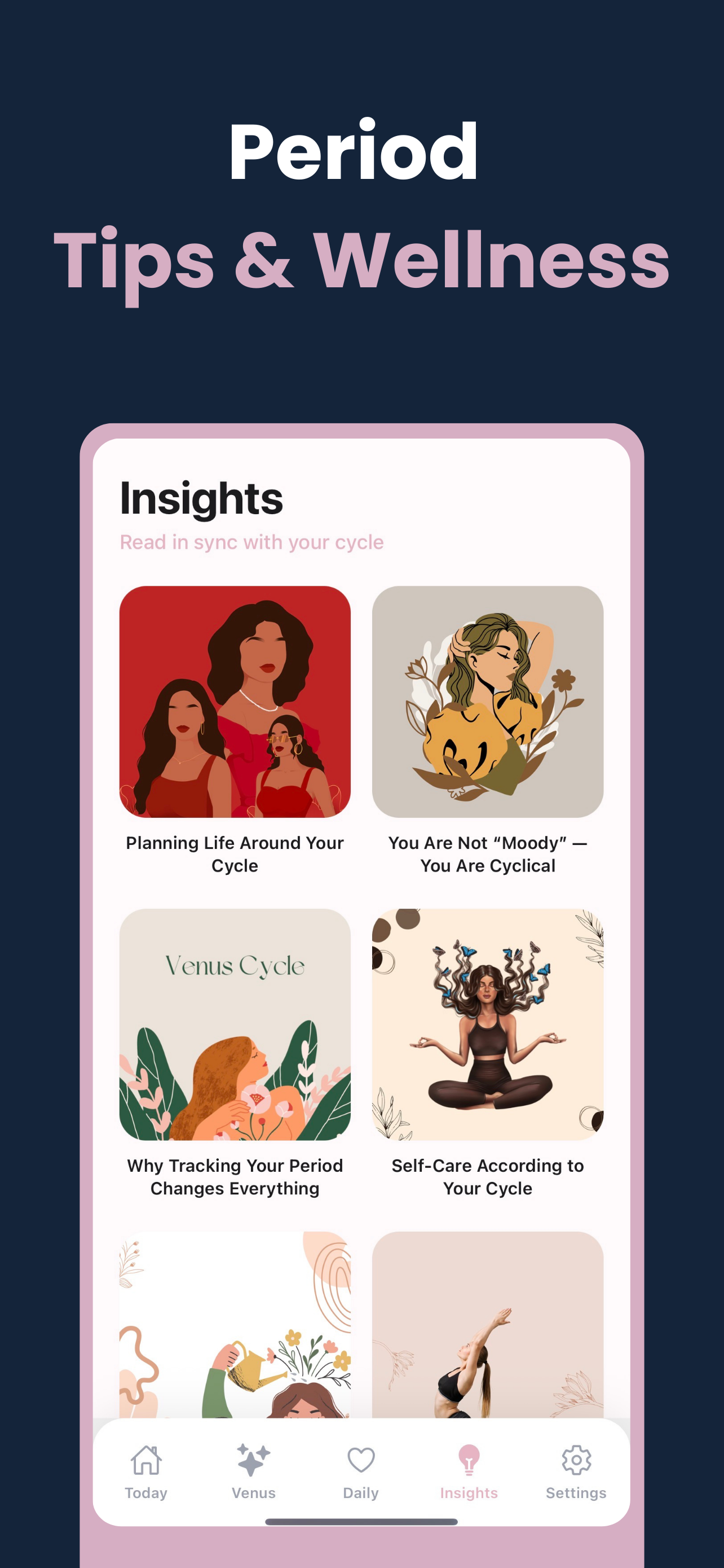 Venus Cycle & Period Tracker