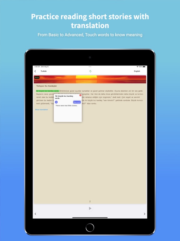 Turkish Translator & Learn 45+ iPad screenshot 5 - Productivity app