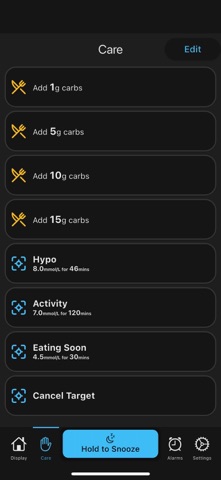 T1DCarer screenshot