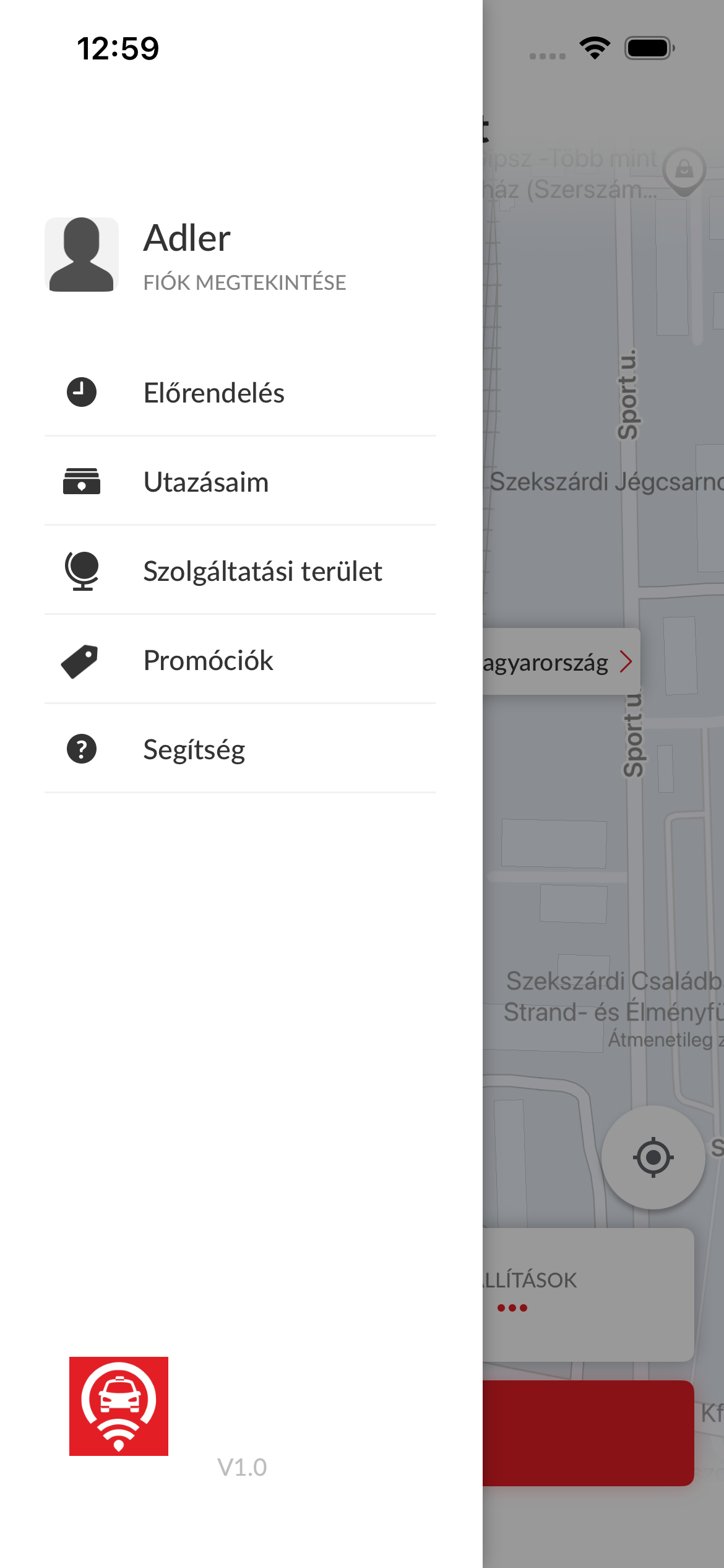 Apptaxi Szekszárd screenshot 4