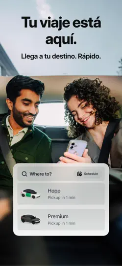 Captura de pantalla de Hopp: Pide Un Viaje en iPhone 6