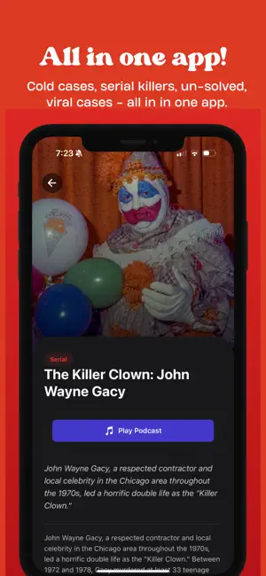 TrueKrime: True Crime Podcasts screenshot 4