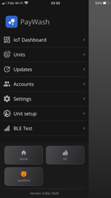 Paywash IOT screenshot