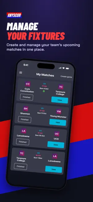 Anyscor Scoring: Score Live screenshot 4