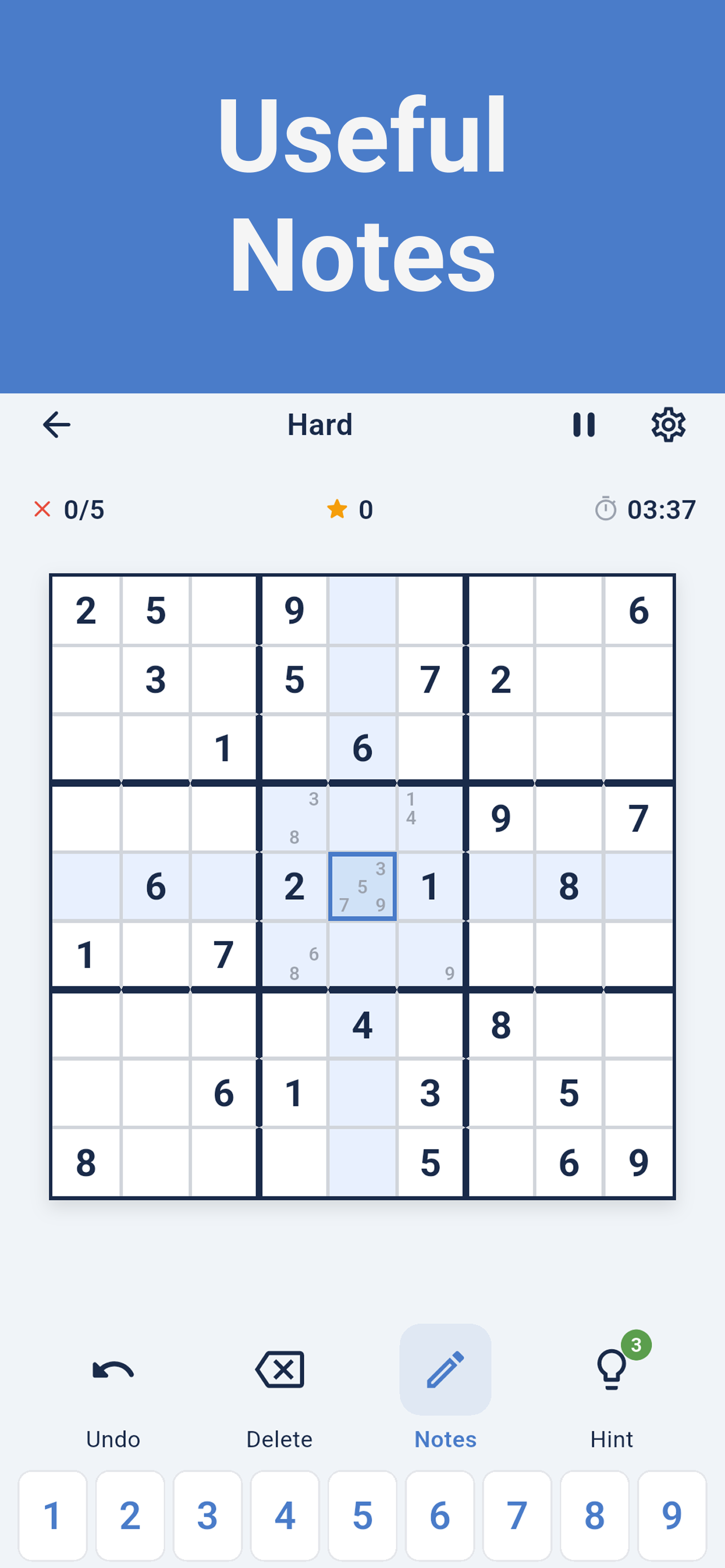 Sudoku Classic - Number Puzzle
